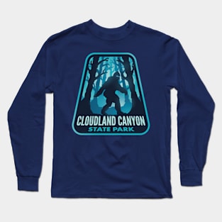 Cloudland Canyon State Park GA Bigfoot Long Sleeve T-Shirt